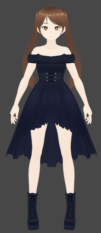 Goth Dress & Shoes
